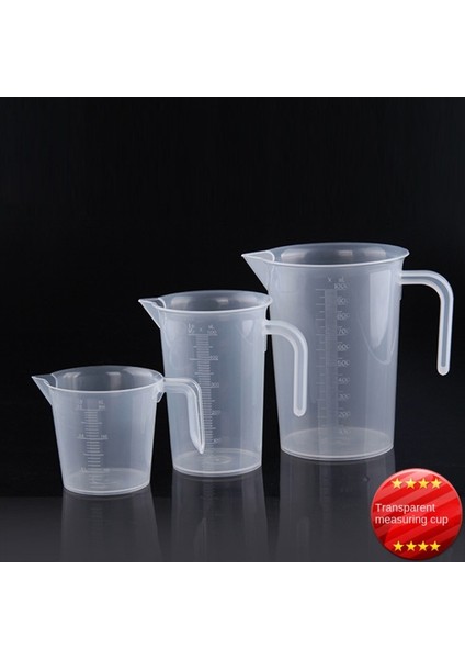 5000ML Ölçme Kabı Pişirme Aracı Plastik Filtre Ölçme Kabı 100-1000ML Kapasiteli Şeffaf Mutfak Ölçme Silindiri Kalın Bant Ölçeği Pp Bardak (Yurt Dışından)