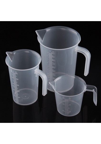 5000ML Ölçme Kabı Pişirme Aracı Plastik Filtre Ölçme Kabı 100-1000ML Kapasiteli Şeffaf Mutfak Ölçme Silindiri Kalın Bant Ölçeği Pp Bardak (Yurt Dışından)