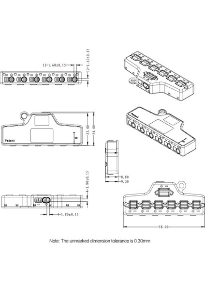 6 Portlu Splitter 3/6 Portlu Hızlı Bağlantı Çıkış Hattı Splitter Hızlı Splitter Çıkış Hattı Splitter Aydınlatma LED Şerit Ölçekli Model Işıklar Demiryolu Düzeni (Yurt Dışından) modelleri