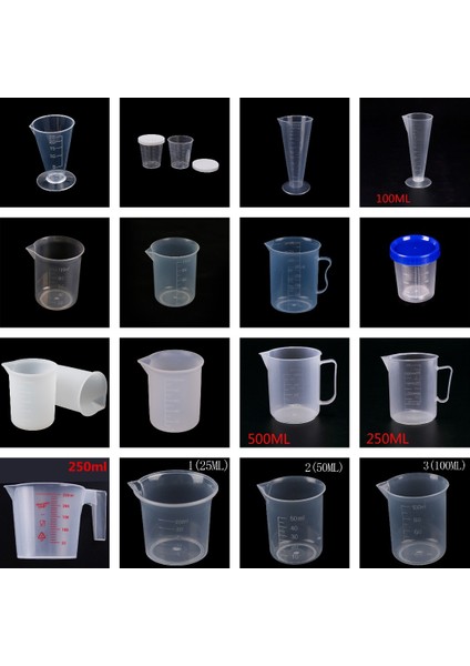50 ml Silikon Şeffaf Bardak Ölçeği Kristal Tutkal Ölçme Kabı Yeniden Kullanılabilir Ölçme Araçları Kendin Yap Pişirme Mutfak Aksesuarları (Yurt Dışından)