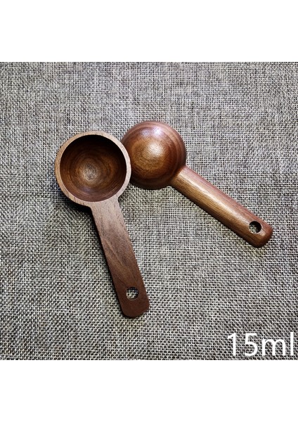 Stil 2 1 Adet Ahşap Ölçü Kaşığı Şeker Baharat Çay Kahve Çekirdekleri Ahşap Kepçe Ev Mutfak Pişirme Pişirme Ölçüm Araçları 7.5/10/15/20 ml (Yurt Dışından)