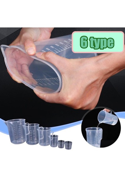 Stil Yeni Bir Plastik Ölçüm Kabı Laboratuvar Kabı Mezun Bardak Su Ölçekli Şişe Pişirme Kabı Sıvı Için Mezun Ölçme Kabı (Yurt Dışından)