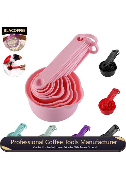 Pembe Ölçüm Kabı Mutfak Seti 11 Adet/set Çok Renkli Plastik Ölçüm Kaşığı Taşınabilir Kendin Yap Pişirme Malzemeleri Yığınlanabilir Ölçekli Kaşık (Yurt Dışından) modelleri