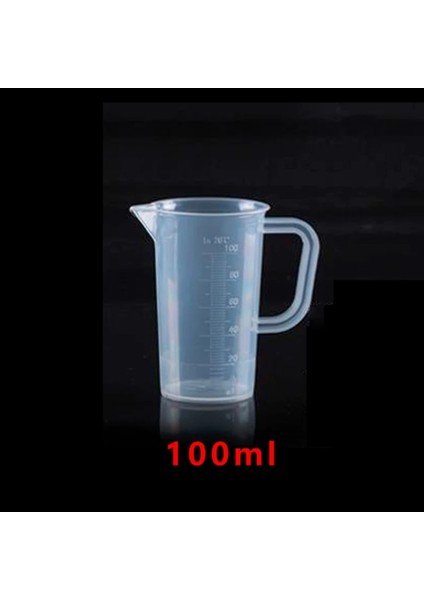 100ML Kendin Yap Pişirme Ölçme Kabı Gıda Sınıfı Pp Plastik Şeffaf Ölçekli Bardak Mutfak Pişirme Aletleri 50 100 250 500 1000ML (Yurt Dışından)