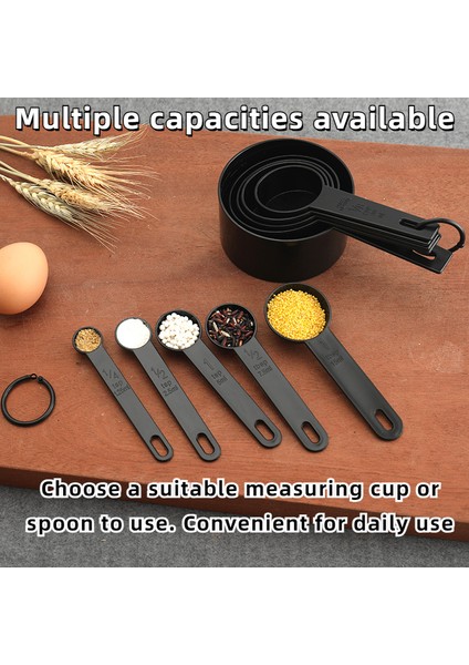 5 Adet Fincan Gri 5/10 Adet Ölçekli Ölçüm Kaşığı Çay Kaşığı Çok Amaçlı Kaşık Kek Pişirme Un Gıda Ölçüm Kabı Ev Mutfak Pişirme Araçları (Yurt Dışından) fırsatları