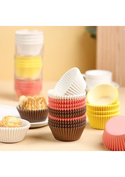 A04 50 Adet 50/100 Adet Muffin Kekler Pasta Aksesuarları Tek Kullanımlık Yağ Geçirmez Kek Kupası Kalıbı Pişmiş Tatlılar Kek Kapları Pişirme Kapları (Yurt Dışından) fiyatları