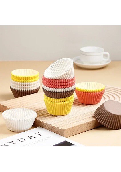 A04 50 Adet 50/100 Adet Muffin Kekler Pasta Aksesuarları Tek Kullanımlık Yağ Geçirmez Kek Kupası Kalıbı Pişmiş Tatlılar Kek Kapları Pişirme Kapları (Yurt Dışından) indirimleri