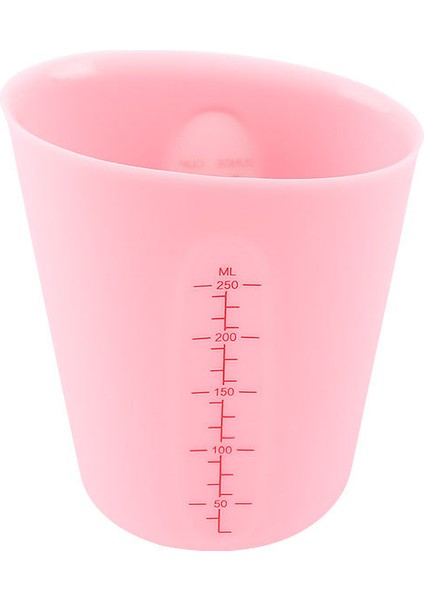 1 Adet Pembe 250ML 30/50/100/125/250/500ML Silikon Ölçüm Kabı Takı Için Kristal Ölçekli Reçine Tutkal Kalıpları El Yapımı Diy Zanaat Karıştırma (Yurt Dışından)