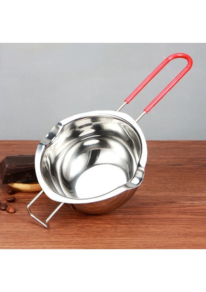 304 Ince Atış 400ML Paslanmaz Çelik Mum Eritme Potası Gıda Sınıfı Çikolata Buz Küpleri Tereyağı Şeker Eritme Kabı Pişirme ve Mum Yapımı Yeni (Yurt Dışından)