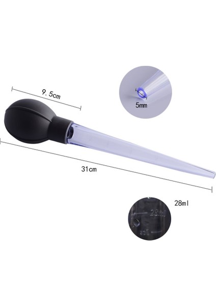 Ölçekli Büyük Pipet Plastik Damlalık Ölçüm Tüpü Mutfak Pişirme Pipet Aleti (Yurt Dışından) fiyatları
