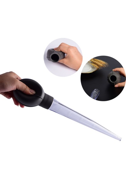 Ölçekli Büyük Pipet Plastik Damlalık Ölçüm Tüpü Mutfak Pişirme Pipet Aleti (Yurt Dışından) fırsatları