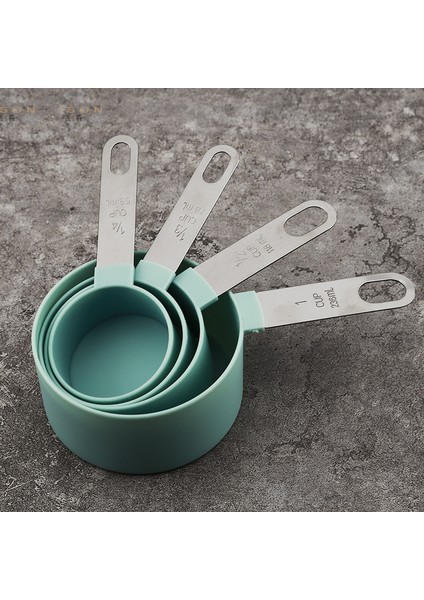 4 Adet Siyah Fincan 4 Adet Pişirme Araçları Mutfak Ölçüm Kaşığı Seti Paslanmaz Çelik Saplı Ölçüm Kabı Ölçekli Ölçüm Kaşığı Mutfak Alet (Yurt Dışından) fırsatları