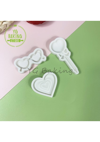 SM-3750 3D Film Karikatür Kız/erkek/kalp Gözlük Silikon Kalıp Çikolata Fondan Kalıp Diy Kil Reçine Modeli Kek Dekorasyon Aracı Bakeware (Yurt Dışından) fırsatları