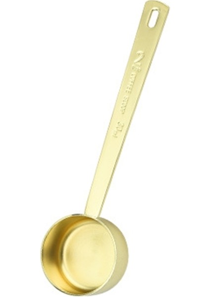 Altın 15ML Paslanmaz Çelik Ölçüm Kaşıkları Yemek Kaşığı Kahve, Çay, Şeker ve Süt Pişirme Araçları Için Uzun Saplı Kahve Kaşıkları (Yurt Dışından)