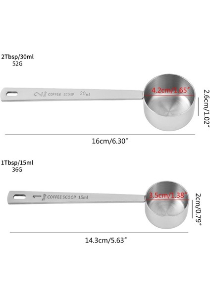 Altın 15ML Paslanmaz Çelik Ölçüm Kaşıkları Yemek Kaşığı Kahve, Çay, Şeker ve Süt Pişirme Araçları Için Uzun Saplı Kahve Kaşıkları (Yurt Dışından) fiyatları