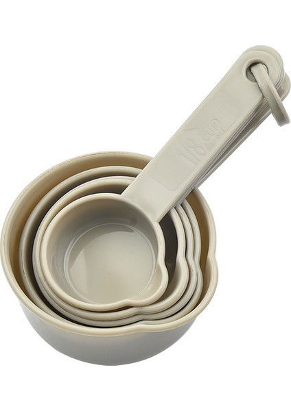 Ölçme Kabı D 6 Parçalı Set Ölçekli Renkli Ölçme Kaşıkları Un 5 Parça Ölçme Kabı Baharat Kaşığı Mutfak Pişirme Araçları Aksesuarları (Yurt Dışından)