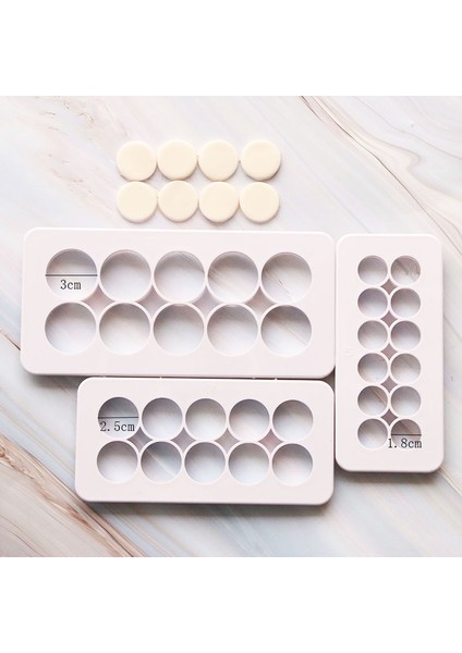 Round-3 Adet 3 Adet Polimer Kil Aracı Plastik Kesme Kalıpları Altıgen/yuvarlak/kare/balık Terazisi Geometrik Şekil Tasarımcısı Diy Küpe Çömlekçilik Araçları (Yurt Dışından)