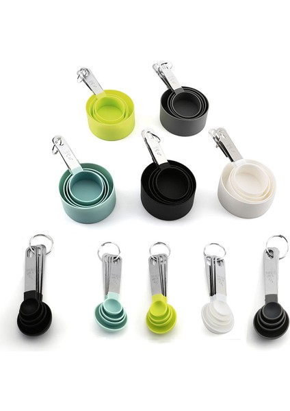 4 Adet Pembe Fincan 4 Adet Mutfak Gereçleri Ölçüm Kaşıkları Bardak Seti Çelik Saplı Çay Kaşığı Kahve Şeker Kepçe Kek Pişirme Pişirme Aletleri (Yurt Dışından) fiyatları