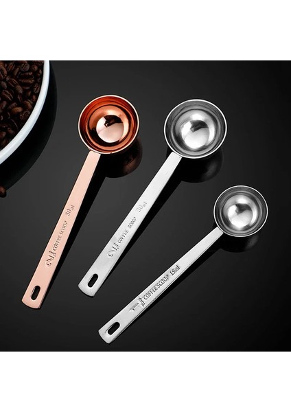 Rose Gold 30ML Paslanmaz Çelik Mutfak Ölçü Kaşığı, Kahve Kaşığı, Süt Tozu, Baharat Ölçüsü, Çorba Kaşığı, Metal Ölçme Aletleri, 15ML, 30ML (Yurt Dışından) fırsatları