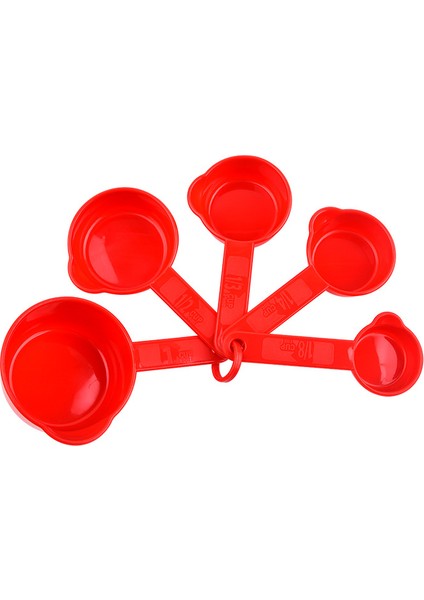 Ölçme Kabı G 6 Parçalı Set Ölçekli Renkli Ölçme Kaşıkları Un 5 Parça Ölçme Kabı Baharat Kaşığı Mutfak Pişirme Araçları Aksesuarları (Yurt Dışından)