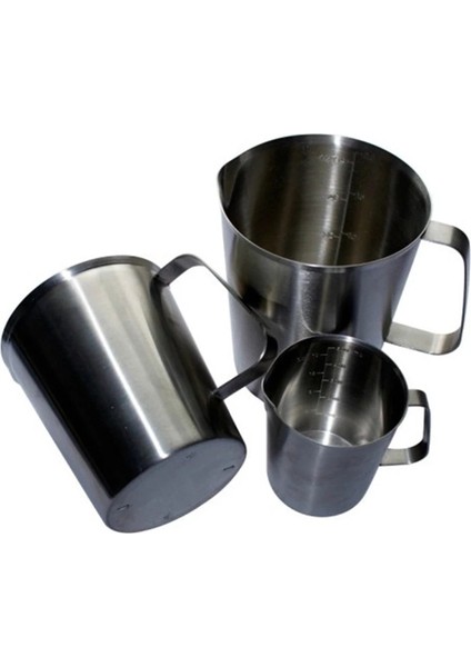 1500ML Kalınlaşma 304 Paslanmaz Çelik Terazi Ölçüm Fincan Çelenk Fincan Mutfak Pasta Araçları Taza (Yurt Dışından)