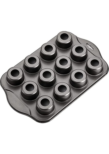 Yuvarlak 12 Bardak Yapışmaz Yuvarlak Şekilli Cheesecake Fincan Mini Kek Fırın Tepsisi Çıkarılabilir Alt Pişirme Kek Tepsisi Muffin Kalıbı (Yurt Dışından)