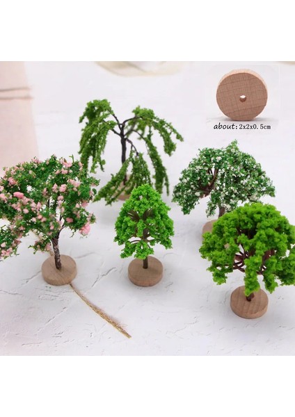 Stil 1 1 Adet Minyatür Ağaç Modeli Ağaçlar, Tren, Demiryolu Düzeni, Diorama, Manzara, Plastik Ölçek, Sahne Oluşturma, Peyzaj Dekoru, 1 Adet, 3 Adet (Yurt Dışından) fiyatları