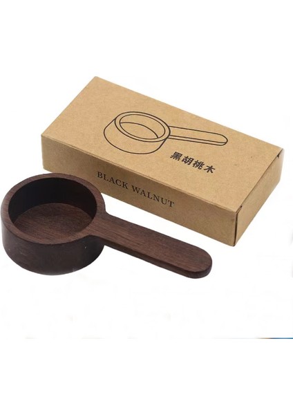 S Siyah Ceviz Ahşap Ölçüm Kaşığı Seti Mutfak Ölçüm Kaşıkları Çay Kahve Kepçe Şeker Baharat Ölçü Kaşığı Ev Pişirmek Için Ölçme Aletleri (Yurt Dışından)