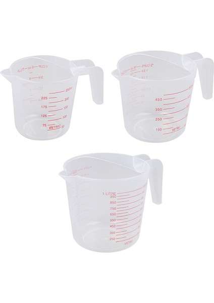 50ML 250/500/1000ML/100ML/25ML Plastik Ölçüm Kabı Sürahi Dökme Ağzı Yüzey Mutfak Alet Malzemeleri Dereceli Mutfaklı Kaliteli Bardak (Yurt Dışından) modelleri