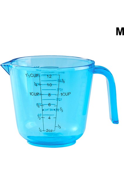 Blue-M 300ML 150/300/600ML Plastik Ölçüm Kabı Laboratuvar Beher Mezun Bardak Su Ölçekli Şişe Mutfak Pişirme Malzemeleri Ölçüm Aracı (Yurt Dışından)