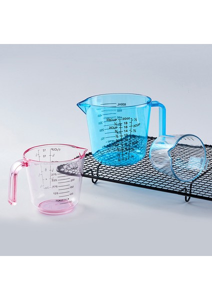 Blue-M 300ML 150/300/600ML Plastik Ölçüm Kabı Laboratuvar Beher Mezun Bardak Su Ölçekli Şişe Mutfak Pişirme Malzemeleri Ölçüm Aracı (Yurt Dışından) modelleri