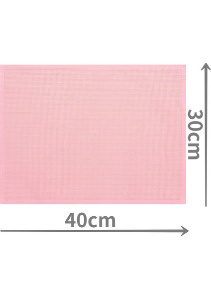 1 Adet Pembe Mat 3/4/5/6 mm Akrilik Bisküvi Yuvarlama Denge Cetveli Uzunluk 40 cm Fondant Sır Kurabiye Kabuğu Kalınlığı Şekillendirme Matı Düz Pişirme Aletleri (Yurt Dışından)