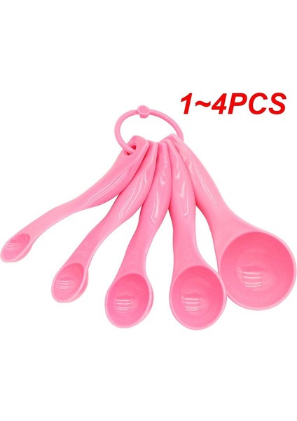 Stil A 2 Adet 1 ~ 4 Adet 5 Parçalı Set Renkli Ölçüm Kaşıkları Çift Ölçekli Mutfak Pişirme Araçları Süt Tozu Renkli Plastik Ölçüm Kaşıkları (Yurt Dışından) fırsatları