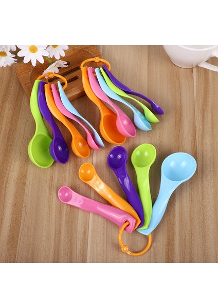 Stil A 2 Adet 1 ~ 4 Adet 5 Parçalı Set Renkli Ölçüm Kaşıkları Çift Ölçekli Mutfak Pişirme Araçları Süt Tozu Renkli Plastik Ölçüm Kaşıkları (Yurt Dışından) indirimleri