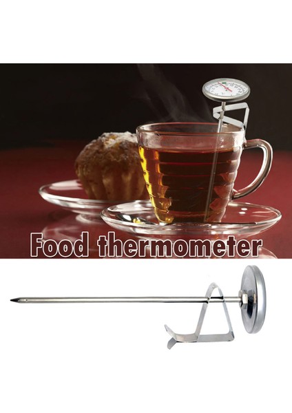1 Takım Termometre Mutfak Için Taşınabilir Paslanmaz Çelik Prob Gıda Çay Su Et Süt Kahve Köpük Barbekü Sıcaklık Test Cihazı (Yurt Dışından) fiyatları
