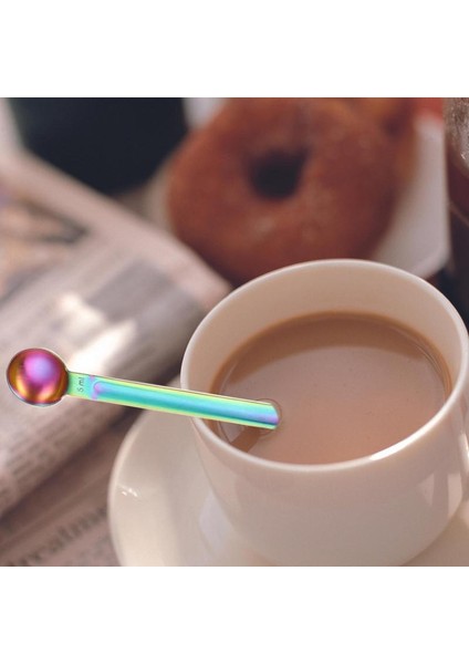 Gümüş Kahve Kaşıkları Paslanmaz Çelik Ölçüm Kaşıkları Çift Kafalı Kahve Sıkıştırma Aracı Barista Kahve Çekirdeği (Yurt Dışından) indirimleri