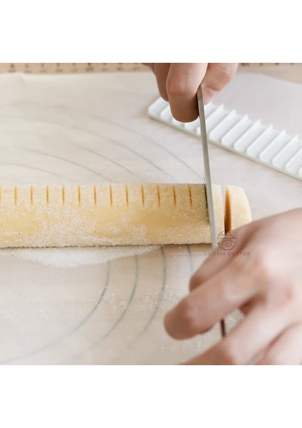 8 Parça Set Mutfak Kek Bisküvi Kalınlık Cetvelleri 8 Parça Plastik Sır Fondan Kurabiyeler Düzleştirici Pasta Hamuru Pürüzsüzleştirici Kek Dekorasyon Aleti (Yurt Dışından) fırsatları