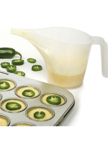 600ML Mavi 1000ML Ölçüm Kabı Taşınabilir Mutfak Hamur Dağıtıcı Sürahi Huni Fincan Büyük Dekantör Şişe Ağzı Konteyner Mutfak Kek Fırın Aksesuarı (Yurt Dışından) modelleri