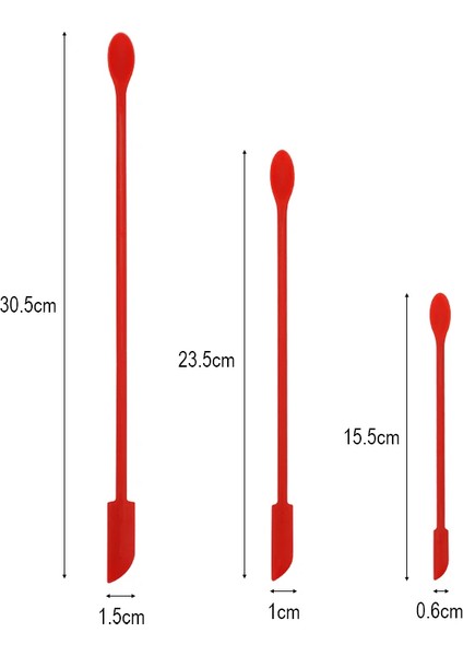 Siyah M Mini Çift Başlı Silikon Spatula Ince Kavanoz Makyaj Tereyağlı Kek Için - Yeniden Kullanılabilir Spatulalı Kaşık Spatula Mutfak Pişirme Aletleri (Yurt Dışından) fırsatları