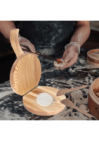 22X15CM Ahşap Tortilla Pres Hamur Makinesi: Tortilla Makinesi Ahşap Hamur Baskı Aracı Meksika Taco Quesadilla Ölçme Aletleri ve Teraziler (Yurt Dışından)