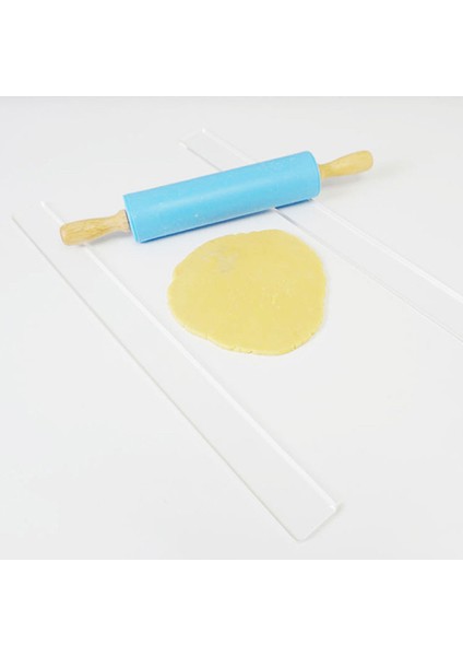 29.5x3(3mm) Holaroom 2 Adet Bisküvi Kek Haddeleme Aracı Fondan Buzlanma Denge Cetvel Çerez Pürüzsüz Kalınlığı Cetvel Mutfak Pasta Aksesuarları (Yurt Dışından) fırsatları