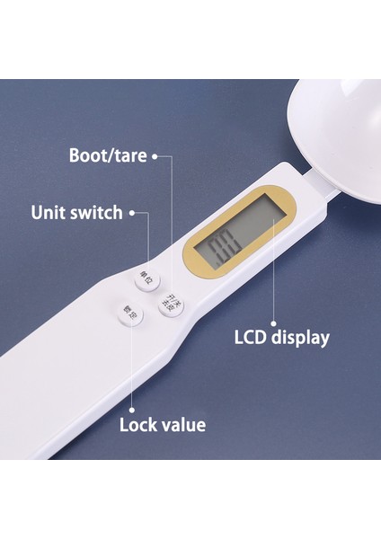 Zümrüt Yeşili Ağırlık Ölçüm Kaşığı LCD Dijital Mutfak Terazisi 500G 0.1g Ölçüm Gıda Kaşığı Ölçeği Mini Mutfak Aracı Süt Kahve Terazisi (Yurt Dışından) indirimleri