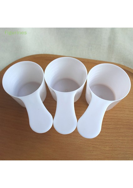 Beyaz 5 Adet 70 ml Plastik Ölçme Kabı Ölçekli Şeffaf Karıştırma Fincan Ölçme Kavanoz Konteyner Beher Mutfak Pişirme Aracı Fırın Diy (Yurt Dışından)