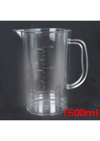 Beyaz 1000-3000ML Gıda Sınıfı Şeffaf Plastik Ölçüm Kabı Mutfak Pişirme Aletleri Büyük Kapasiteli Kalınlaştırma Ölçüm Kabı (Yurt Dışından) fiyatları