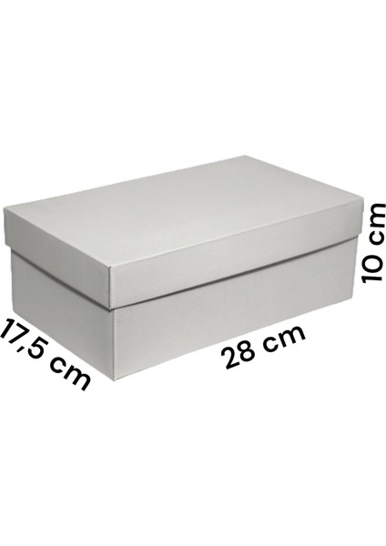Ayakkabı Kutusu - Beyaz 28x17,5x10cm (5 Adet)