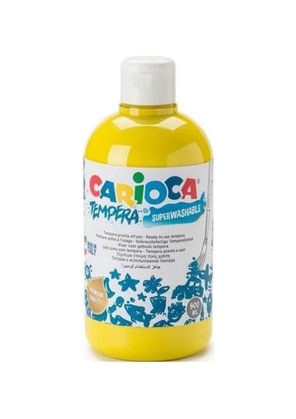 Tempera Suluboya Süper Yıkanabilir Sarı 250 ml