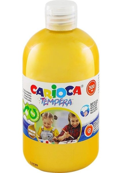 Tempera Suluboya Süper Yıkanabilir Sarı 500 ml