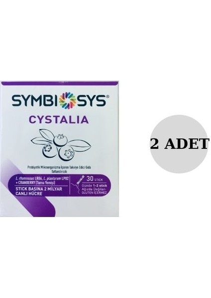 Cystalia Probiyotik 30 Stick 2 Adet