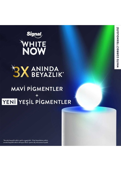 White Now Gold Diş Macunu 75ML + Signal Performans Diş Fırçası