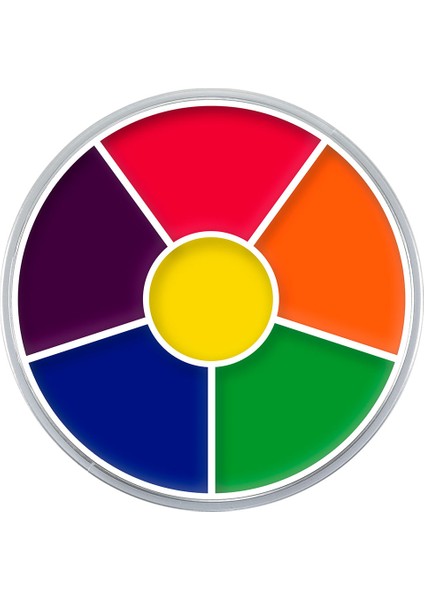 Cream Color Circle Uv-Dayglow